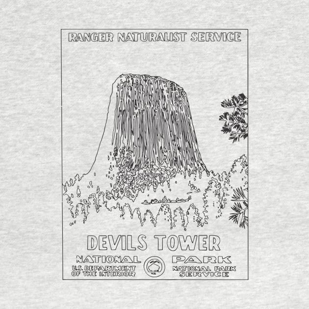 DEVILS TOWER by TheCosmicTradingPost